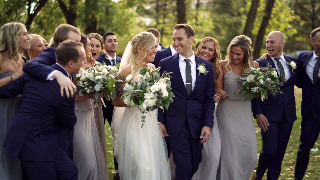 Minneapolis Five Event Center Wedding Group Photo