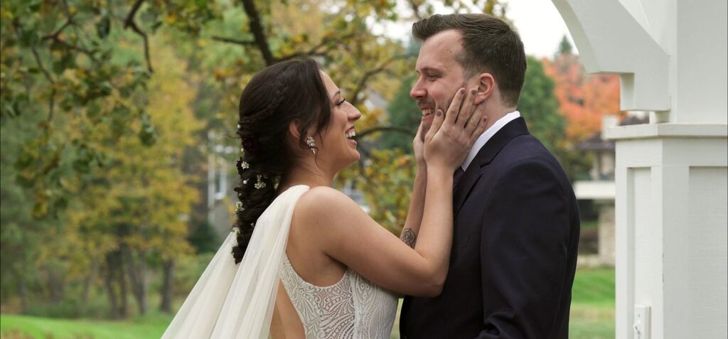 Bearpath Wedding Bride and Groom Share First look