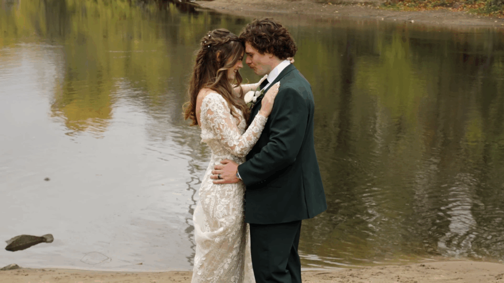 Bride and Groom at Best Minneapolis Locations for a First Look